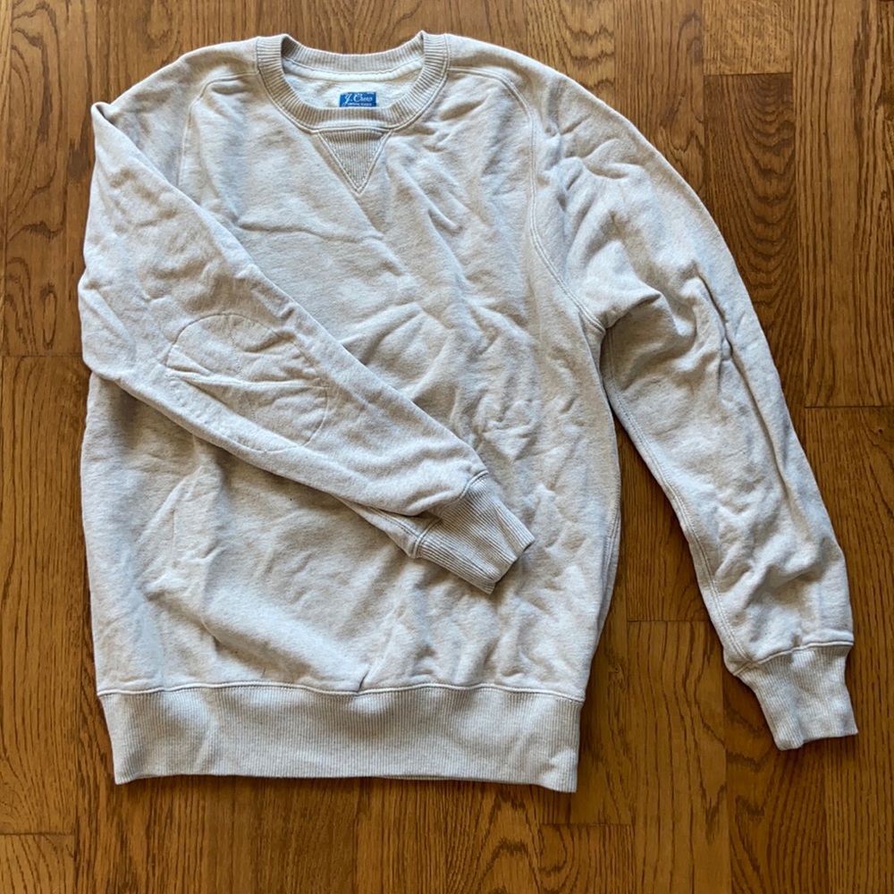 J. Crew Men’s Oatmeal L Crewneck Sweatshirt